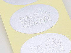 Custom Embossed Paper Stickers Printing
