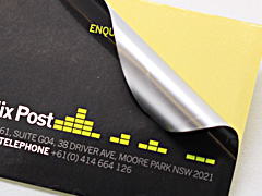 Custom Silver Vinyl Stickers
