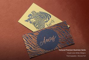 Custom Textued Business Cards Printing